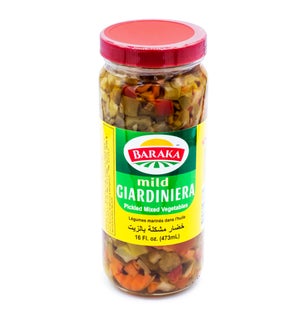 MILD Giardiniera Marinated Vegetable Mix "BARAKA"